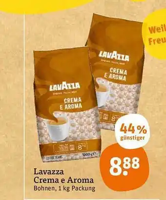 tegut Lavazza Crema E Aroma Angebot