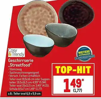 METRO Cosy & Trendy Geschirrserie „streetfood” Angebot