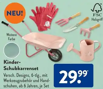 Aldi Süd Kinder Schubkarrenset Angebot