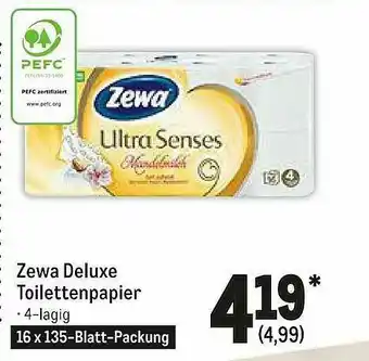 METRO Zewa Deluxe Toilettenpapier Angebot