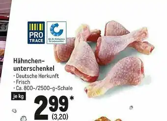 METRO Hähnchenunterschenkel Pro Trace Angebot