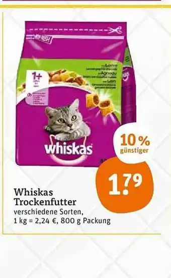 tegut Whiskas Trockenfutter Angebot