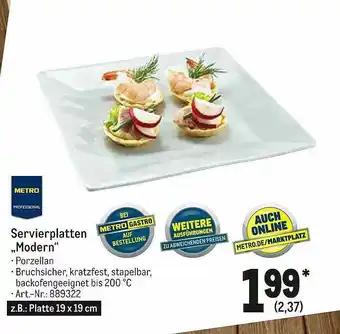 METRO Servierplatten „modern Angebot