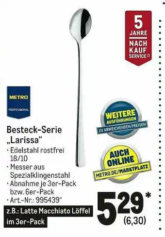 METRO Besteck-serie „larissa” Angebot