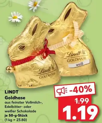 Kaufland Lindt Goldhase 50 g Stück Angebot