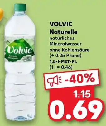 Kaufland Volvic Naturelle 1,5 L PET Fl. Angebot