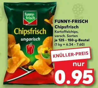 Kaufland Funny Frisch Chipsfrisch 125-150 g Beutel Angebot