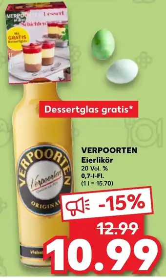 Kaufland Verpoorten Eierlikör 0,7 L Fl. Angebot