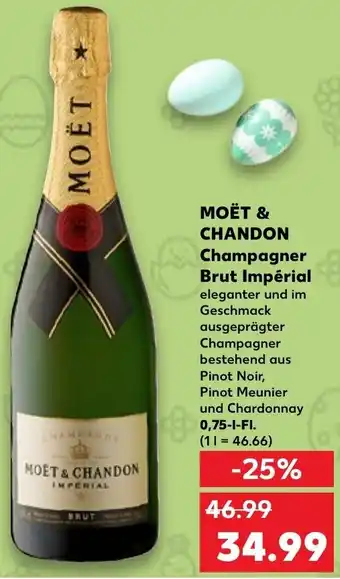 Kaufland Moët & Chandon Champagner Brut Impérial 0,75 L-Fl. Angebot