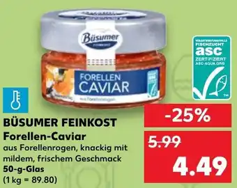 Kaufland Büsumer Feinkost Forellen Caviar 50 g Glas Angebot