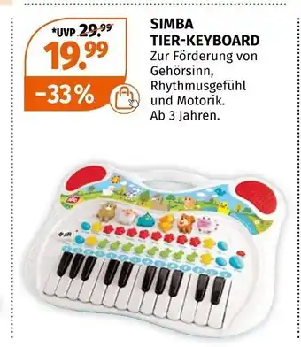 Müller Simba Tier-Keyboard Angebot