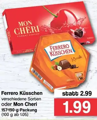 Famila Nord West Ferrero Küsschen 157-190g Angebot