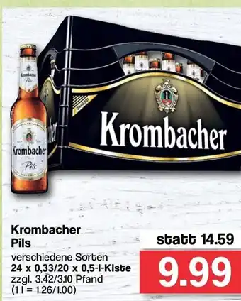 Famila Nord West Krombacher Pils 24x0,33L/20x0,5L Angebot