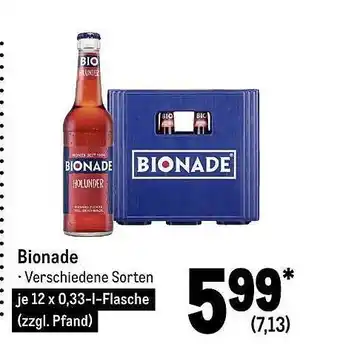 METRO Bionade verschiedene sorten Angebot