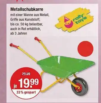 V Markt Metallschubkarre Angebot