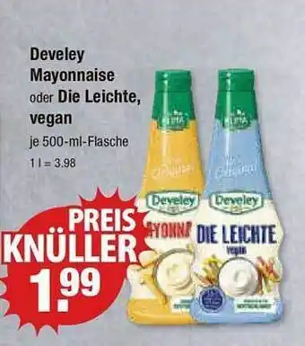 V Markt Develey mayonnaise oder die leichte, vegan Angebot