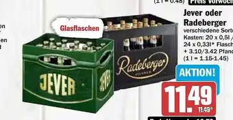 AEZ Jever oder redeberger Angebot