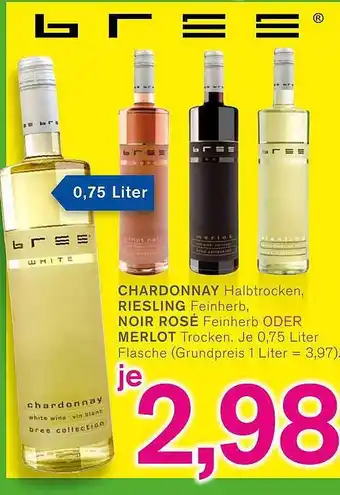 KODi Chardonnay, riesling, noir rose oder merlot Angebot