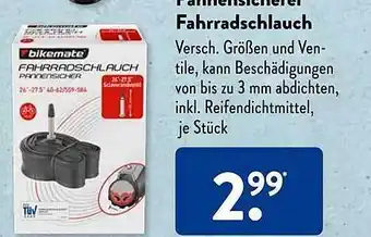 Aldi Süd Bikemate pannensicherer fahrradschlauch Angebot