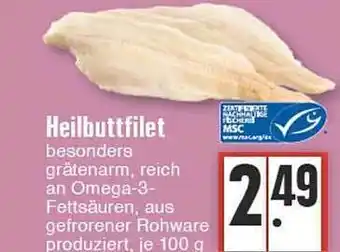 E-Center Heilbuttfilet Angebot