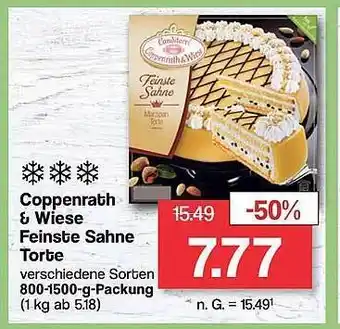 Famila Nord West Coppenrath & wiese feinste sahne torte Angebot