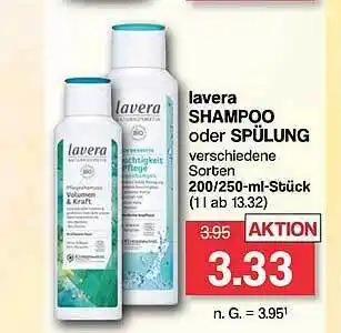 Famila Nord West Lavera shampoo oder spülung Angebot