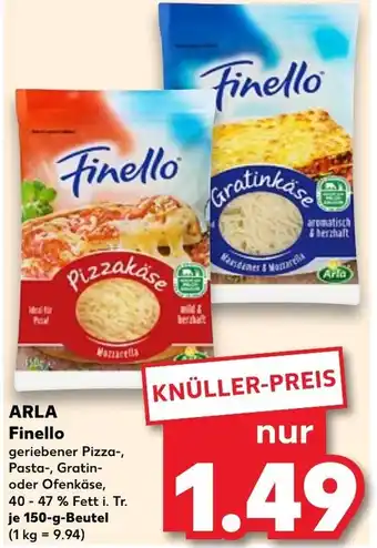 Kaufland Arla Finello 150 g Beutel Angebot