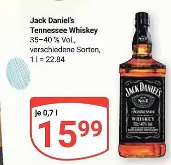 Globus Jack daniels tennessee whiskey Angebot