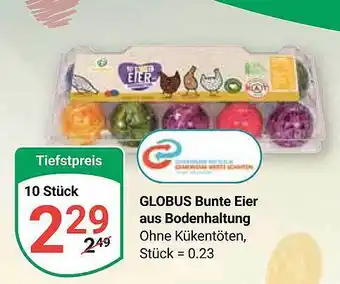 Globus Globus bunte eier aus bodenhaltung Angebot