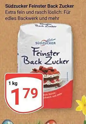 Globus Südzucker feinster back zucker Angebot