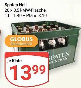 Globus Spaten hell Angebot