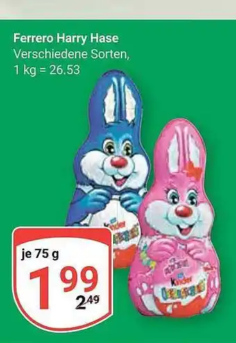 Globus Ferrero harry hase Angebot