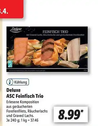 Lidl Deluxe asc feinfisch trio Angebot