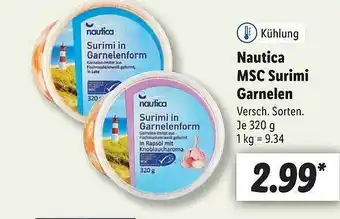 Lidl Nautica msc surimi garnelen Angebot