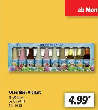 Lidl Osterlikör vielfalt Angebot