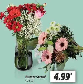 Lidl Bunter strauß Angebot