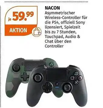 Müller Nacon asymmetrischer wireless-controller für die ps4 Angebot