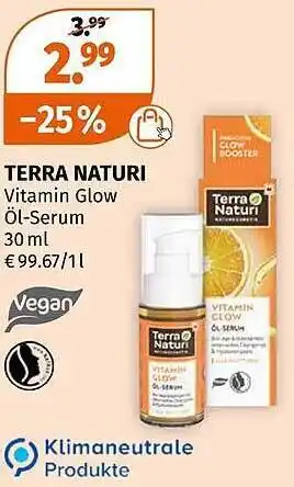 Müller Terra naturi vitamin glow öl-serum Angebot