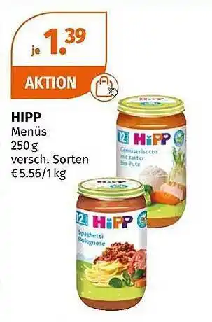 Müller Hipp menüs Angebot