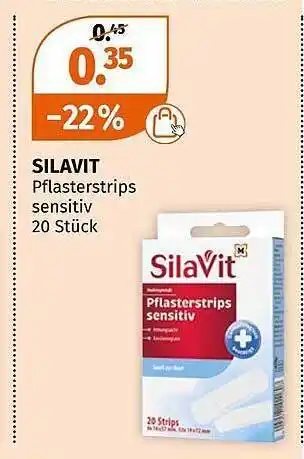 Müller Silavit pflasterstrips sensitiv Angebot