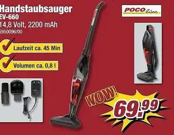 Poco Pocoline handstaubsauger ev-660 Angebot