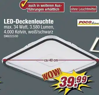 Poco Pocoline led-deckenleuchte Angebot