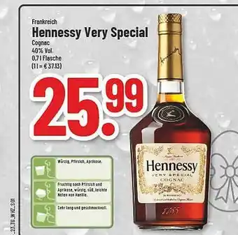 trinkgut Hennessy very special Angebot