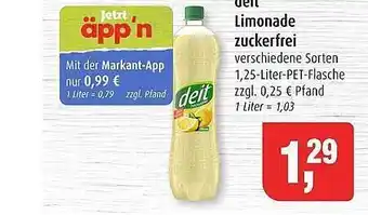 Markant Deit limonade zuckerfrei Angebot