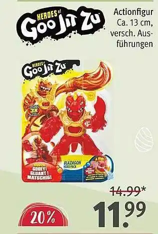 Rossmann Goo jit zu actionfigur Angebot