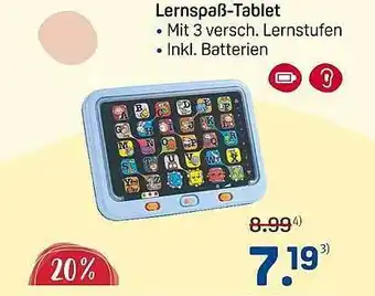 Rossmann Lernspaß-tablet Angebot