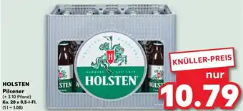 Kaufland Holsten Pilsener Ka. 20x0,5 L-Fl. Angebot