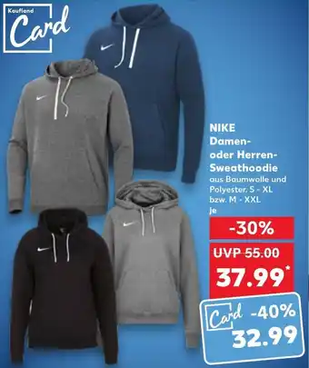 Kaufland Nike Damen oder Herren Sweathoodie Angebot