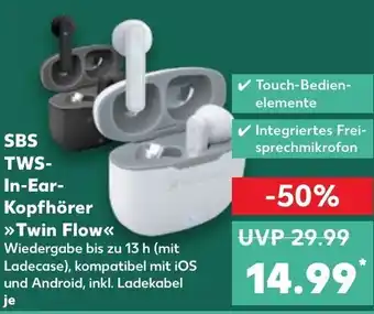 Kaufland SBS TWS In Ear Kopfhörer Twin Flow Angebot