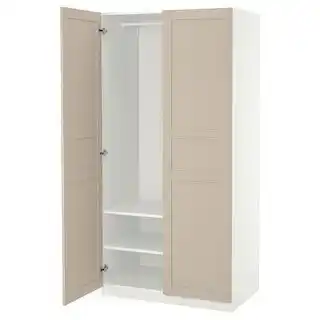 IKEA Pax / flisberget kleiderschrank hellbeige 100x60x201 cm Angebot